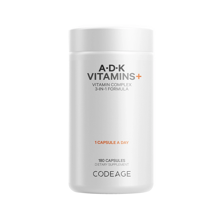 CodeAge ADK Vitamins, 180 Capsules