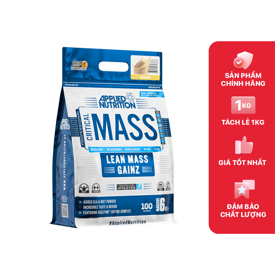 Sữa Tăng Cân Mass Gainer, 1KG